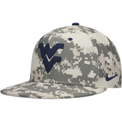 Nike Camo West Virginia Mountaineers Aero True Baseball Performance Fitted Hat