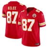 NIKE NIKE TRAVIS KELCE RED KANSAS CITY CHIEFS VAPOR F.U.S.E. LIMITED JERSEY