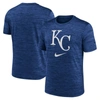 Nike Royal Kansas City Royals Logo Velocity Performance T-shirt In Royal