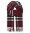 BURBERRY GIANT CHECK CASHMERE SCARF