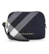 BURBERRY Checked small nylon pouch