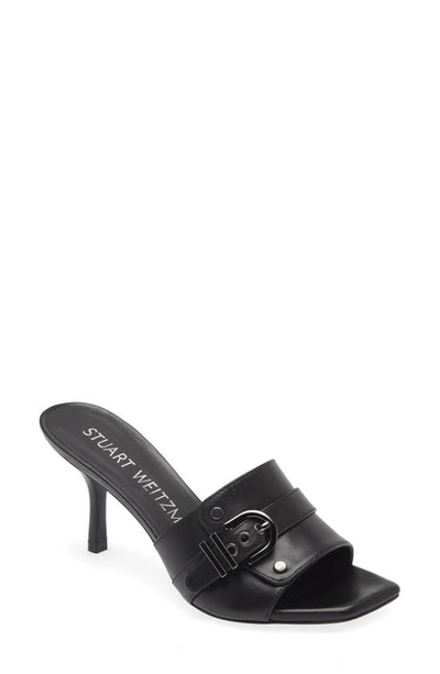 Stuart Weitzman Maverick 75 Slide In Black