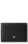 Montblanc Meisterstück 4810 Leather Card Holder In Black