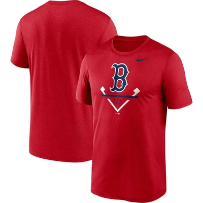 Nike Men's  Red Boston Red Sox Big And Tall Icon Legend Performance T-shirt