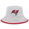 New Era Gray Tampa Bay Buccaneers Game Bucket Hat In Gray