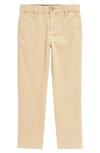 NORDSTROM KIDS' SLIM STRETCH FLAT FRONT CHINOS