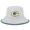 New Era Gray Green Bay Packers Game Bucket Hat In Gray