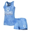 CONCEPTS SPORT CONCEPTS SPORT ROYAL INDIANAPOLIS COLTS BILLBOARD SCOOP NECK RACERBACK TANK AND SHORTS SLEEP SET