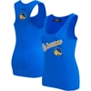 Pro Standard Royal Golden State Warriors Script Tank Top In Royal