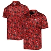 Columbia Cardinal Arkansas Razorbacks Super Terminal Tackle Omni-shade Polo In Cardinal