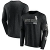 Fanatics Branded Black Chicago White Sox High Whip Pitcher Long Sleeve T-shirt In Black