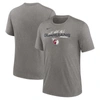 Nike Heather Charcoal Cleveland Guardians We Are All Tri-blend T-shirt In Heather Charcoal