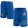 Fanatics Branded  Royal Chicago Cubs Clincher Mesh Shorts In Royal
