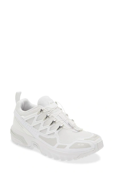 Salomon Acs Plus Trail Running Shoe In White/ White/ Silver