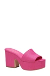 KATE SPADE IBIZA RAFFIA PLATFORM SANDAL