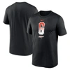 Nike Black San Francisco Giants City Connect Logo T-shirt In Black