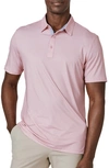 7 DIAMONDS AFTON DIAMOND PRINT STRETCH POLO