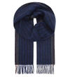 PAUL SMITH Striped wool-blend scarf