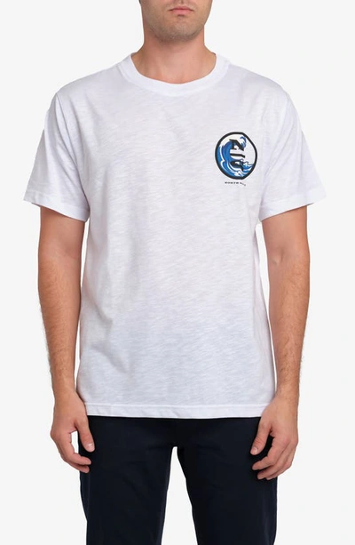 North Sails Wave Cotton Graphic T-shirt In White