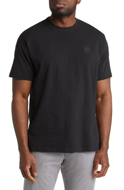 North Sails Logo Patch T-shirt In Black