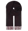 PAUL SMITH Striped wool-blend scarf