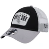 New Era Black Chicago White Sox Two-tone Patch 9forty Snapback Hat In Black