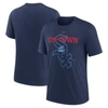 Nike Navy Chicago White Sox Rewind Retro Tri-blend T-shirt In Navy