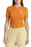 Nike Women's  Sportswear Essential Slim Crop T-shirt In Orange
