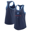 NIKE NIKE  NAVY CHICAGO CUBS CITY CONNECT TRI-BLEND TANK TOP