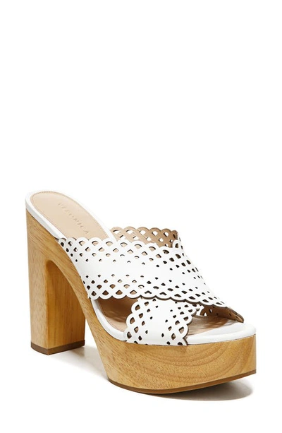 Veronica Beard Gaynor Platform Sandal In Coconut- Dm