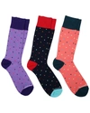 UNSIMPLY STITCHED SET OF 3 CREW SOCK