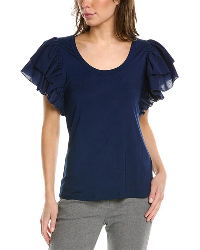 Trina Turk Hilarity Top In Blue