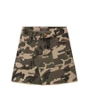 Dl1961 Jenny Camouflage-print Denim Miniskirt In Green