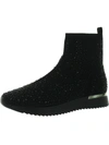 Kenneth Cole Reaction Cameron Jewel High Top Womens High Top Slip On Casual And Fashion Sneakers In Black