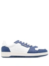 Axel Arigato Blue & White Dice Lo Sneakers In White