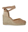 CASTAÃ±ER CASTAÑER  CARINA ROSE GOLD ESAPDRILLE WITH WEDGE