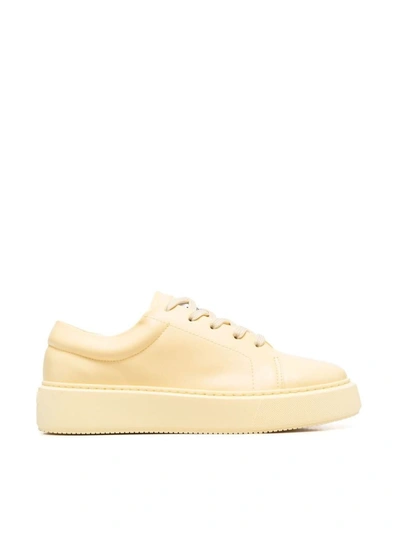 Ganni Yellow Vegea Sneakers