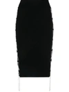 Giuseppe Di Morabito High Waist Lace-detail Skirt In Black