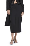 Mango Suit Pencil Skirt Black In Black