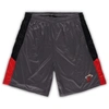 Fanatics Men's  Gray Miami Heat Big And Tall Shorts In Gray
