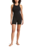 Nike Women's  Yoga Dri-fit Luxe 5" Jumpsuit In Black/ Multi