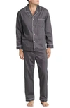 MAJESTIC SOUTHPORT WOVEN COTTON PAJAMAS