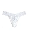 Hanky Panky Signature Lace Original-rise Rolled Thong In White