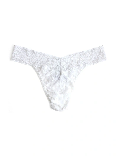 Hanky Panky Signature Lace Original Rise Thong In White