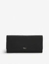 MULBERRY MULBERRY WOMEN'S BLACK WOMENS BLACK GRAINED LEATHER CONTINENTAL WALLET,74738632