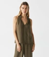 Michael Stars Viola Gauze Tank In Dolma