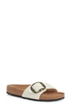 Birkenstock Women's Madrid Vegan Big Buckle Sandals In Eggshell In Eggshell