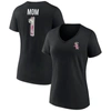 PROFILE BLACK CHICAGO WHITE SOX MOTHER'S DAY PLUS SIZE BEST MOM EVER V-NECK T-SHIRT