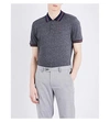 TED BAKER Fore marl cotton-blend polo shirt