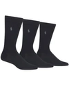 Polo Ralph Lauren Ralph Lauren 3-pack Supersoft Ribbed Socks In Navy